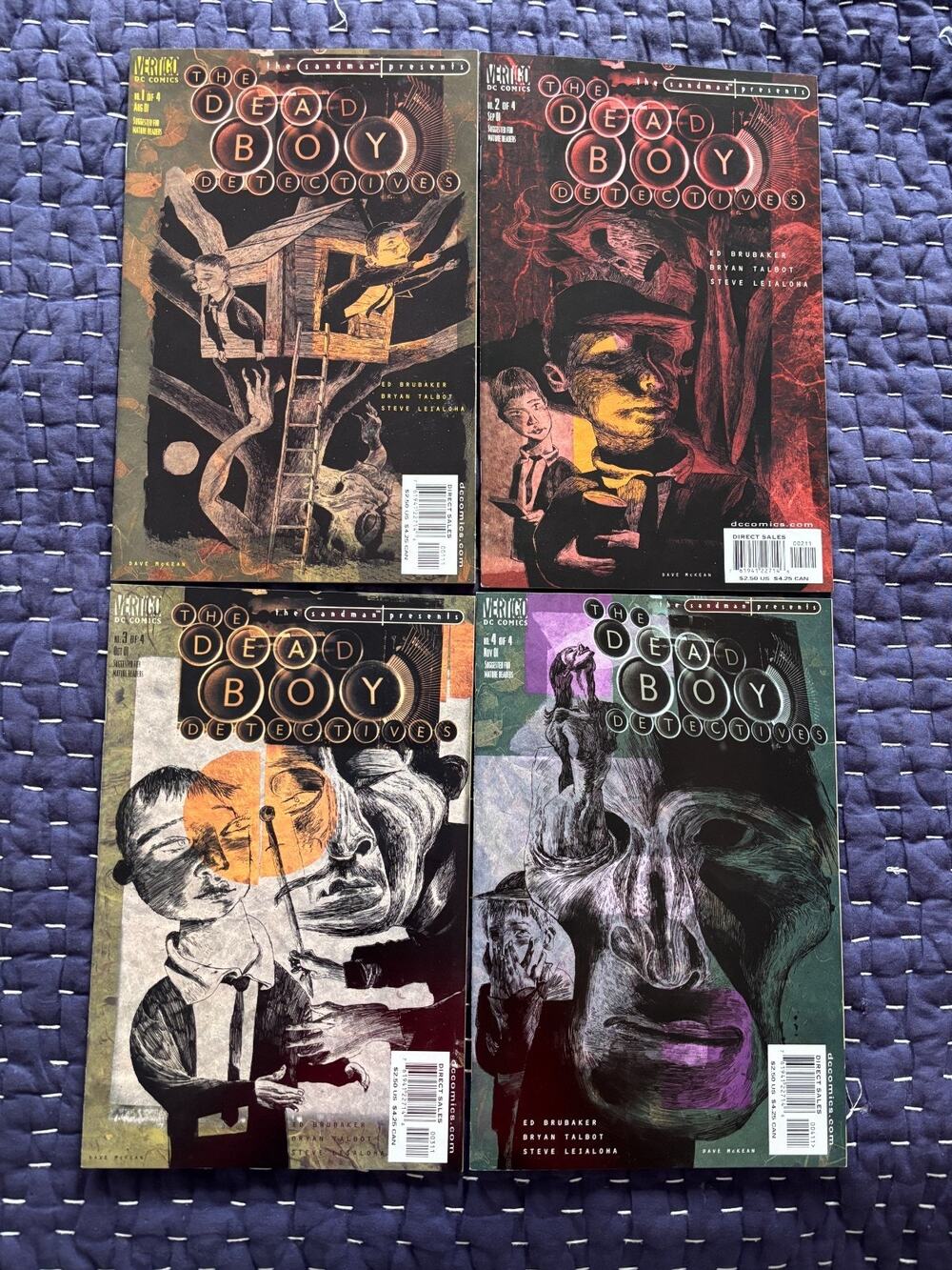 The Dead Boy Detectives # 1 2 3 4 ( DC Vertigo 2001 ) complete series Sandman